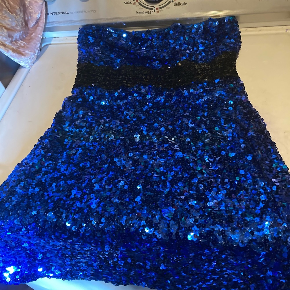 Blue dress